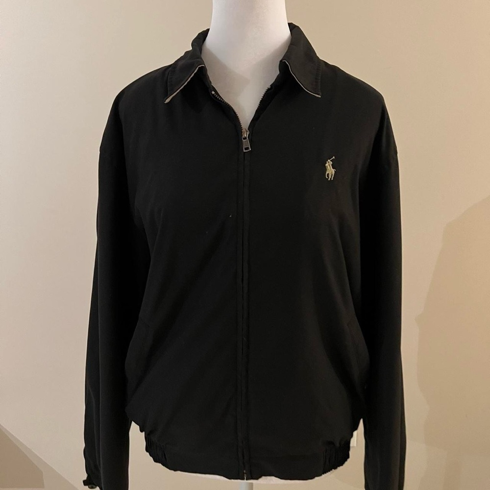 Ralph Lauren Black Jacket with Logo